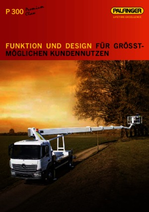 Nacelles télescopiques sur camion Palfinger P 300