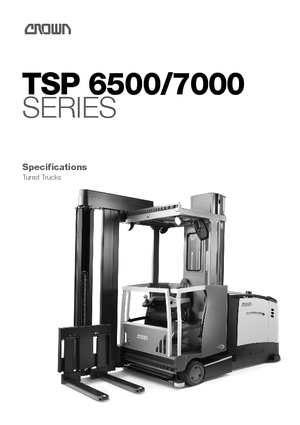 Camions à tourelle Crown TSP 7000 1.5 D