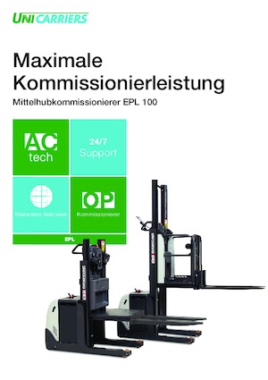 Préparateurs de commandes UniCarriers EPL 100 