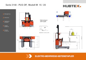 Préparateurs de commandes Hubtex M 15 PUS