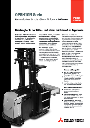 Préparateurs de commandes Mitsubishi OPBH10N