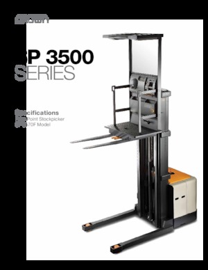 Préparateurs de commandes Crown SP 3580F