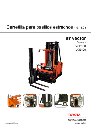 Chargeurs latéraux électriques BT Vector VCE 100