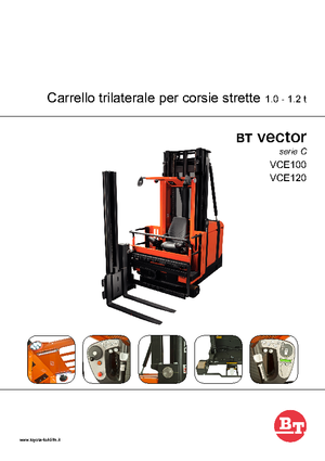Chargeurs latéraux électriques BT Vector VCE 100