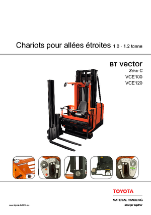 Chargeurs latéraux électriques BT Vector VCE 120