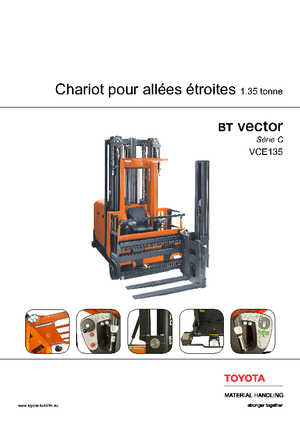 Chargeurs latéraux électriques BT Vector VCE 135