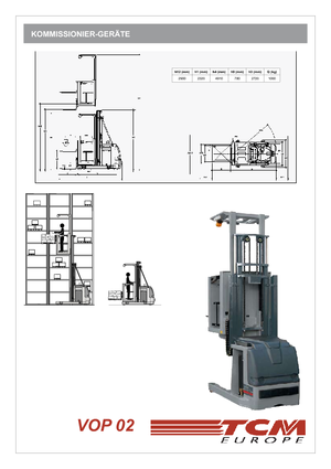 Préparateurs de commandes TCM VOP 02