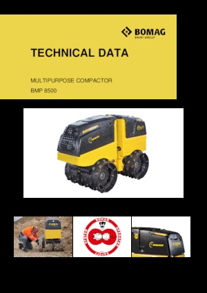 Rouleaux de tranchées Bomag BMP 8500