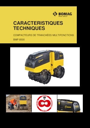 Rouleaux de tranchées Bomag BMP 8500