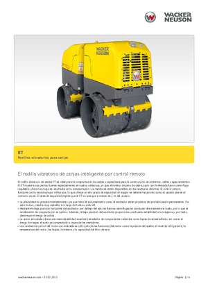 Rouleaux de tranchées Wacker Neuson RT 56 SC 2