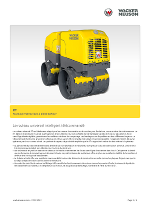 Rouleaux de tranchées Wacker Neuson RT 56 SC 2