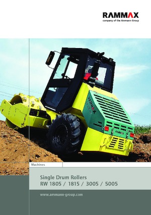 Rouleaux monocylindres Rammax RW 5005