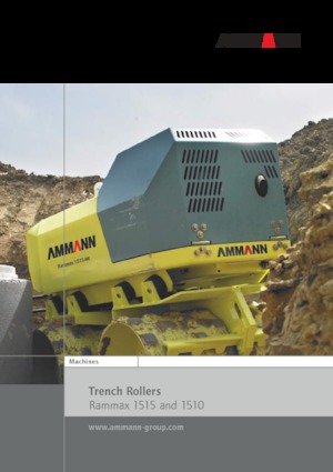 Rouleaux de tranchées Rammax RX 1510 C