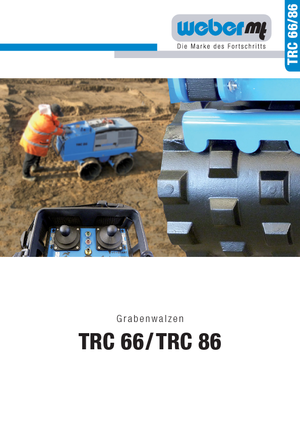 Rouleaux de tranchées weber mt TRC 86