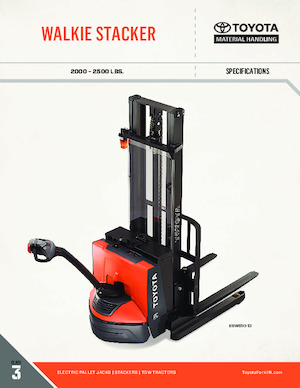 Gerbeurs à conducteur accompagnant Toyota 8BWS10