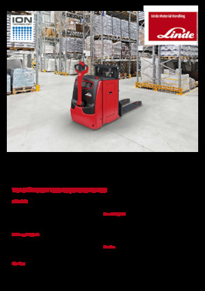 Gerbeurs à conducteur accompagnant Linde D10