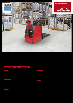 Gerbeurs à conducteur accompagnant Linde D10