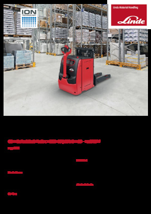 Gerbeurs à conducteur accompagnant Linde D10