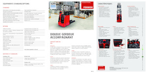 Gerbeurs à conducteur accompagnant Linde D10