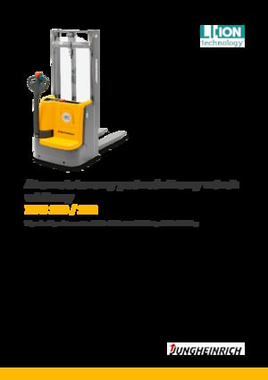 Gerbeurs à conducteur accompagnant Jungheinrich EJC 112