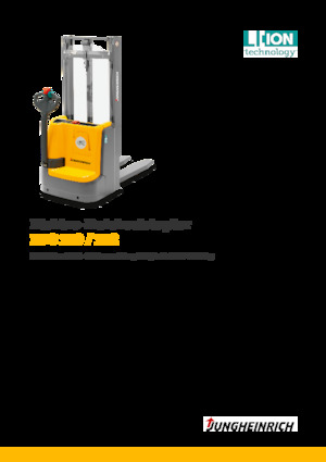 Gerbeurs à conducteur accompagnant Jungheinrich EJC 110n