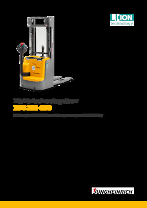 Gerbeurs à conducteur accompagnant Jungheinrich EJC 216