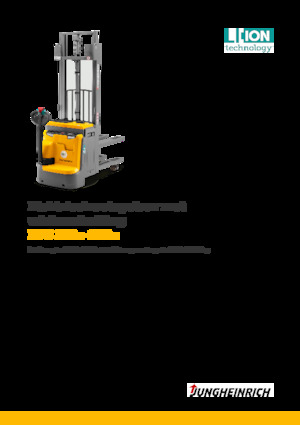 Gerbeurs à conducteur accompagnant Jungheinrich EJC 212z