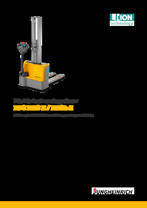 Gerbeurs à conducteur accompagnant Jungheinrich EJC M10b E Li-Ion