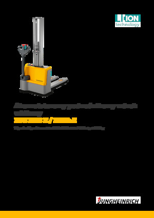 Gerbeurs à conducteur accompagnant Jungheinrich EJC M10b E Li-Ion