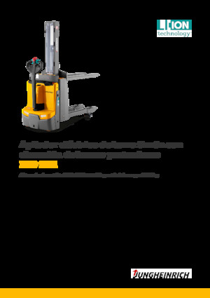 Gerbeurs à conducteur accompagnant Jungheinrich EJD 118i