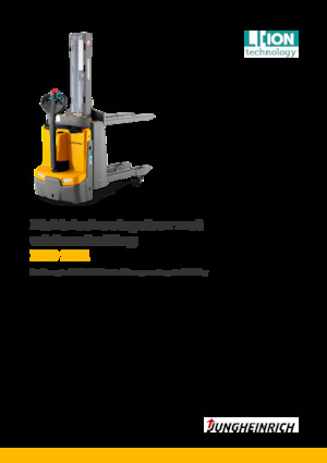 Gerbeurs à conducteur accompagnant Jungheinrich EJD 118i