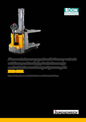 Gerbeurs à conducteur accompagnant Jungheinrich EJD 118i