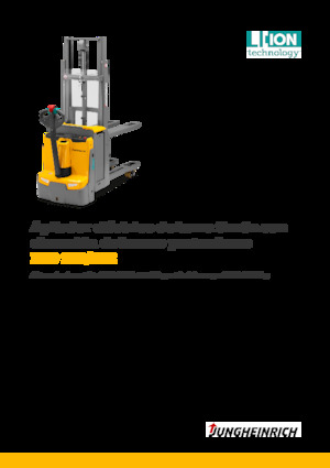 Gerbeurs à conducteur accompagnant Jungheinrich EJD 120 ZT