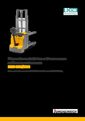 Gerbeurs à conducteur accompagnant Jungheinrich EJD 120 ZT