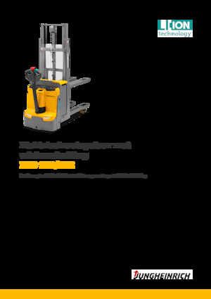 Gerbeurs à conducteur accompagnant Jungheinrich EJD 120 ZT