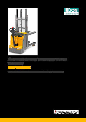 Gerbeurs à conducteur accompagnant Jungheinrich EJD 120 ZT