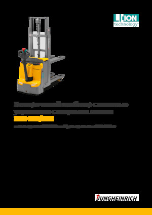 Gerbeurs à conducteur accompagnant Jungheinrich EJD 120 ZT