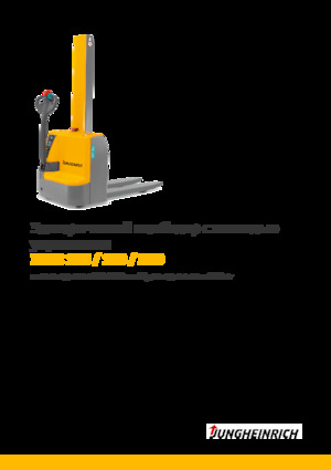 Gerbeurs à conducteur accompagnant Jungheinrich EMC B10 