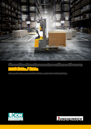 Gerbeurs à conducteur accompagnant Jungheinrich ERC 213a