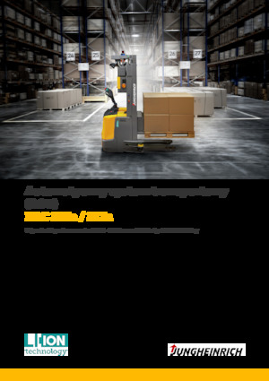 Gerbeurs à conducteur accompagnant Jungheinrich ERC 213a