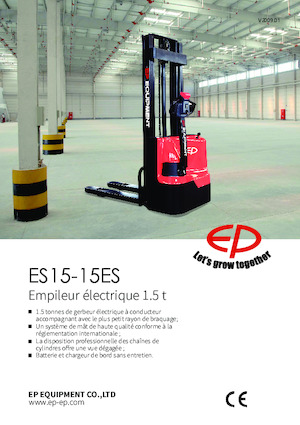 Gerbeurs à conducteur accompagnant EP ES15-15ES