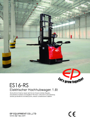 Gerbeurs à conducteur accompagnant EP ES16-RS