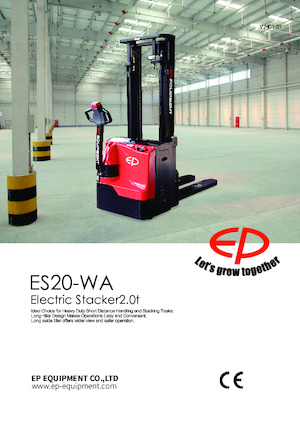 Gerbeurs à conducteur accompagnant EP ES20-WA