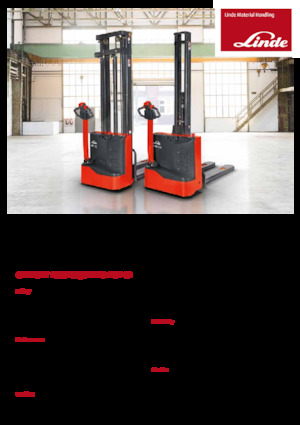 Gerbeurs à conducteur accompagnant Linde ML10