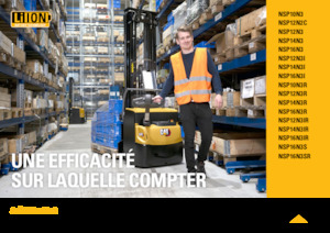 Gerbeurs à conducteur accompagnant Caterpillar NSP16N3SR