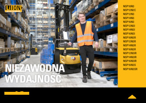 Gerbeurs à conducteur accompagnant Caterpillar NSP16N3SR