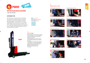 Gerbeurs à conducteur accompagnant Noblelift PS05F-1300