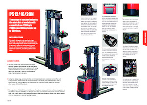 Gerbeurs à conducteur accompagnant Noblelift PS20N