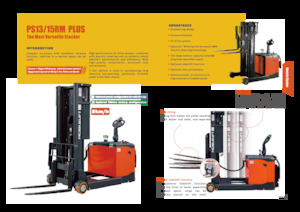 Gerbeurs à conducteur accompagnant Noblelift PS13RM Plus