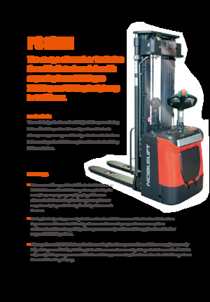 Gerbeurs à conducteur accompagnant Noblelift PS16DN